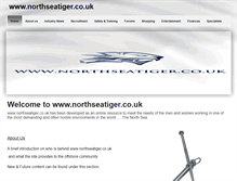 Tablet Screenshot of northseatiger.co.uk